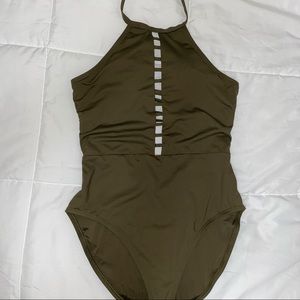 La Blanca Halter Neck One Piece Swimsuit